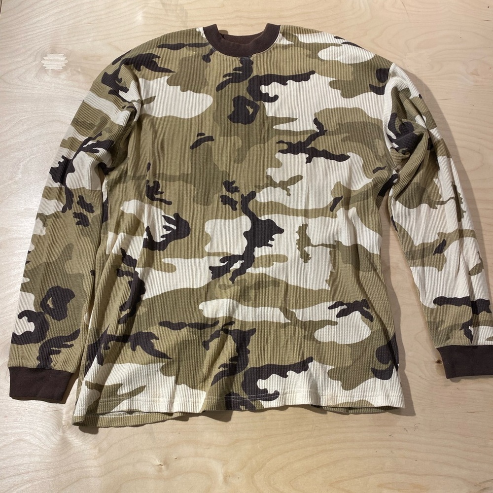 Members Property Men's Camouflage Long Sleeve Shirt 2XL (NQ)